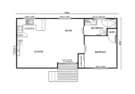 1 bedroom granny flat floor plan
