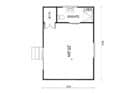 6 X 4.2 Sleepout with ensuite floor plans