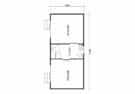 8 X 3.6 2 Bedroom sleepout with ensuite building plans